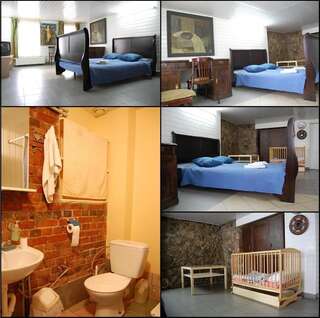 Отель Hotel Luiize Екабпилс Двухместный номер эконом-класса с 1 кроватью и общей ванной комнатой-2